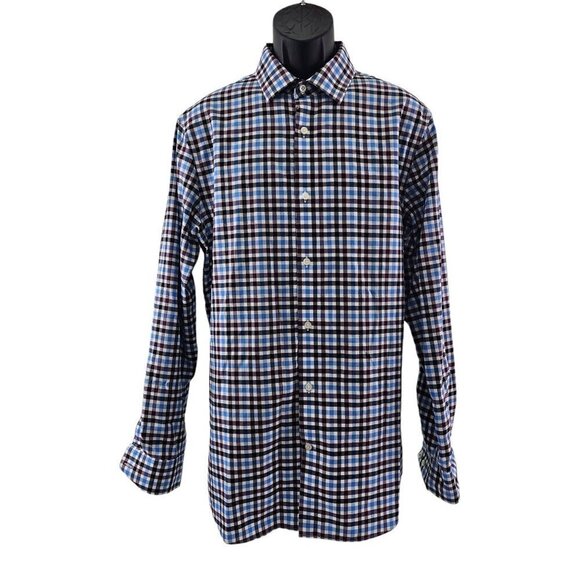 Banana Republic Men's Non-Iron Grant Fit Button Long Sleeve Shirt – Size Large - Picture 9 of 13